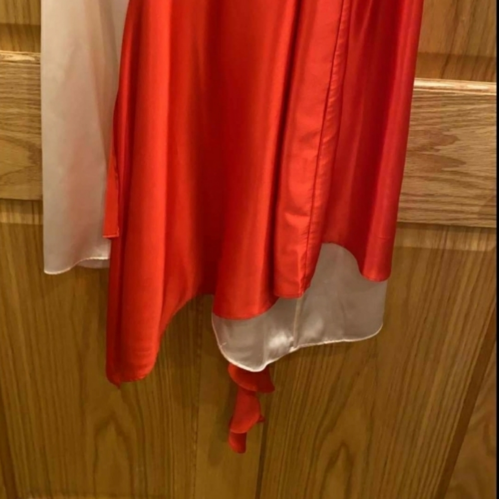 Each x Other Ruffled Assymetric Dress in Red - Picture 11 of 17
